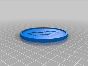 jade faucon Coaster américain mecha 3d print model - Mito3D