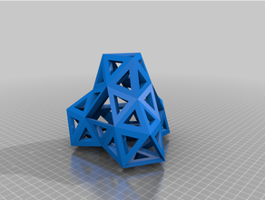convextetrahedral4v p8p5 1 10 11 convexo geodésico tetraédrico 3d print model - Mito3D