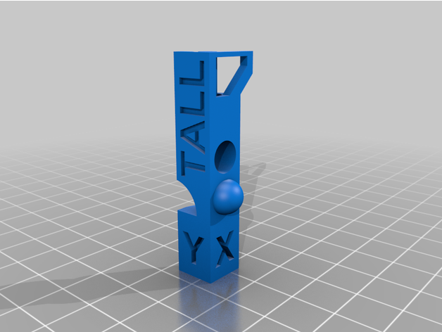 tall print torture test printer 3D print model - Mito3D
