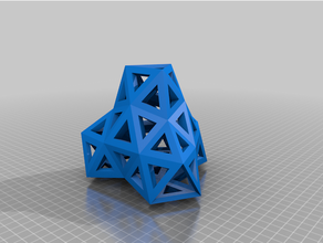 convextetrahedral4v p8p5 1 5 10 11 convexo geodésico tetraédrico 3d print model - Mito3D