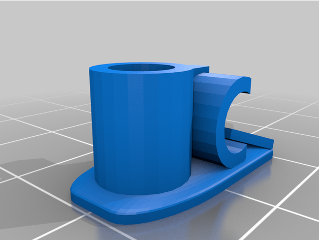 mk5 golf posteriore freno tubo clip 3D print model - Mito3D