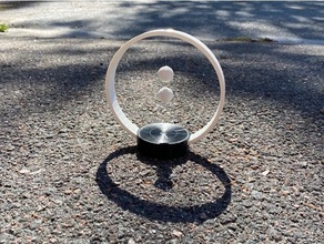 flotante esferas decoración bricolaje diy magia imán magnético 3d print model - Mito3D