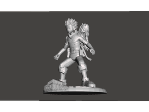 deku izuku midoriya - 100 eri figure statue boku hero academia engineering acadamia 3d print model - Mito3D