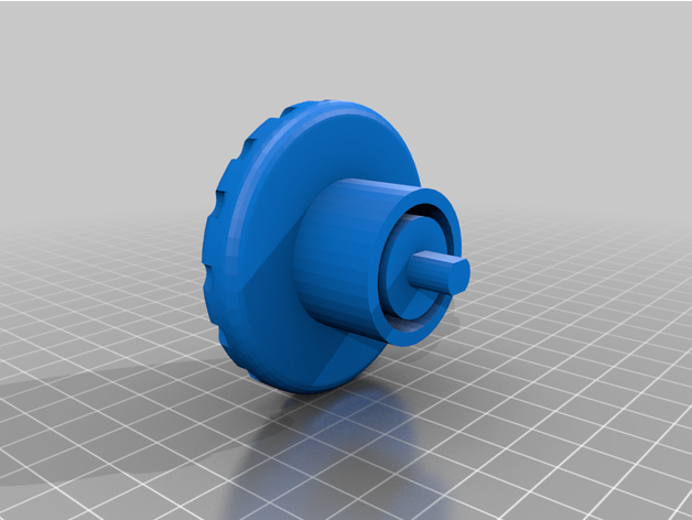 vw golf mk6 variant regulation seat knob 3D print model - Mito3D