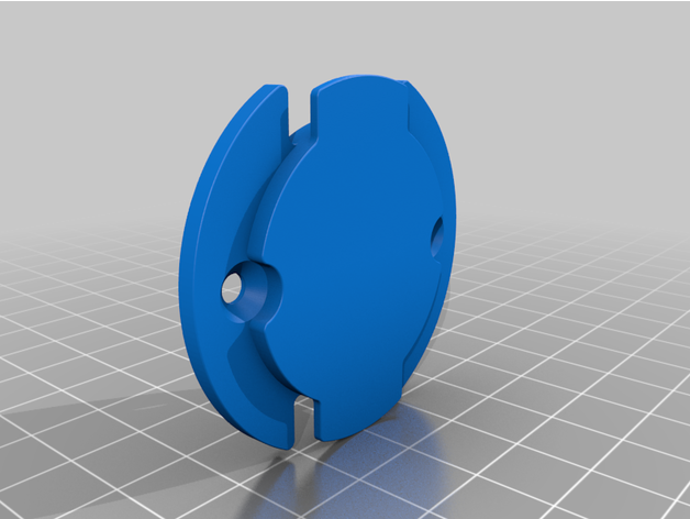 xiaomi 360 caméra mur monter support montage 3D print model - Mito3D