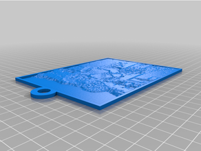 kriko Olivia anahtarlık özelleştirilmiş 3d print model - Mito3D