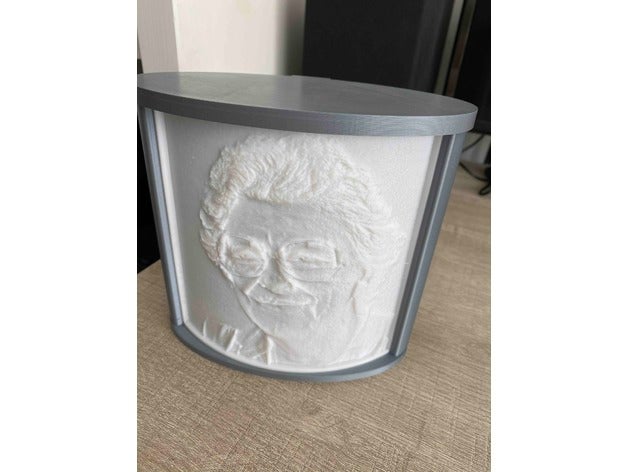 Lithophan Halter Unterstützung 150mm Stand 3D print model - Mito3D