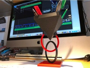 floating desk utensilo 3d print model - Mito3D