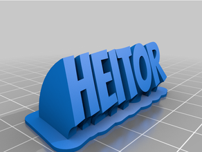 Hector personnalisé 3d print model - Mito3D