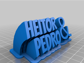 Hector pedro personnalisé 3d print model - Mito3D