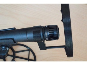 sm57 microphone pop filter holder screen 3d print model - Mito3D