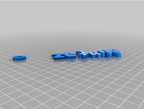 personalizzato iamburny's testo portachiavi 3d print model - Mito3D