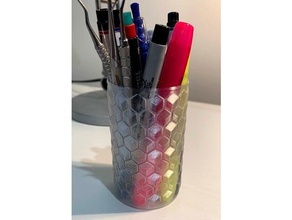 cube face tasse spirale vase mode 3d print model - Mito3D