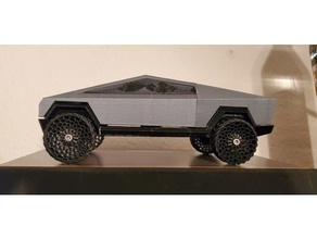 airless tires cybertruck 3d print model - Mito3D