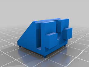 mottura clip rotaia curva tenda 3d print model - Mito3D
