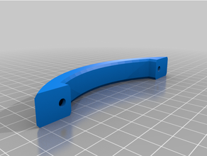 customized drawer handle v2 3d print model - Mito3D