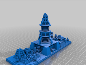 sci-fi city 20 customized 3d print model - Mito3D