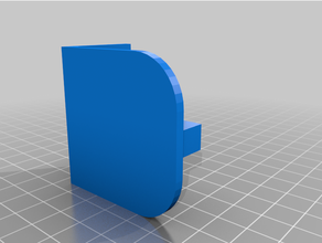 lid holder bracket 3d print model - Mito3D
