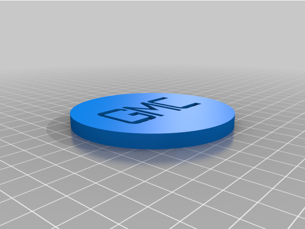 gmc cupholder insert 75 customized 3D print model - Mito3D