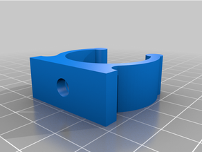 32 mm pipe clip customized 3d print model - Mito3D