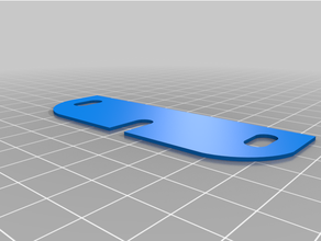 35in puerta bisagra calce reducido profundidad 3d print model - Mito3D