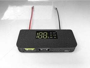 removable 18650 powerbank magnetic connection battery case tester charger usb 3d print model - Mito3D