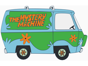 gizem makine hd karikatür çizgi filmler ağ Scooby doo 3d print model - Mito3D