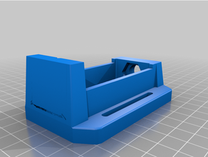 2inch bureau vice simplifié base forme rapide impression 3d print model - Mito3D