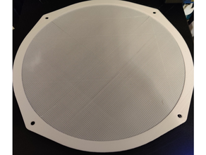 200mm pc fan polvere filtro completamente stampato 3d print model - Mito3D