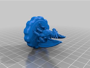 ender 3 western dragon extruder knob 3d print model - Mito3D