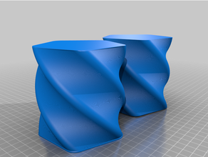 customized satisfying twist container 3d print model - Mito3D