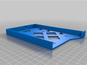 fractale conception hdd conduire plateau type définir 7 drivetray fractile 3d print model - Mito3D