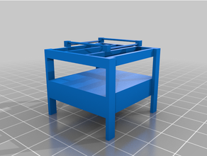 customized remix allted's simple cnc table parametric 3d print model - Mito3D