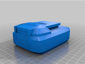 battery pap 18 a1 lidl - parkside correct size 3d print model - Mito3D