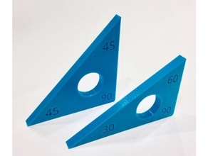 triangolo valutare blocchi 125mm gruppo musicale circolare passatempo misurazione attrezzo riferimento tavolo 3d print model - Mito3D