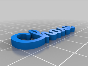 chase mmu text customized 3d print model - Mito3D