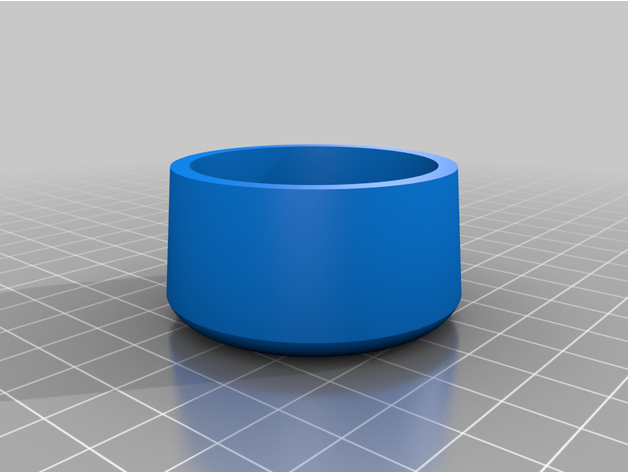 40mm cap customized 3D print model - Mito3D