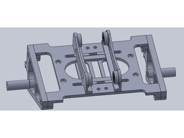 Qidi max plus einstellbar Breite Spule Halter Unterstützung 3D print model - Mito3D