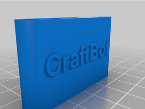 Craftbot Schlüssel Halter Unterstützung 3d print model - Mito3D
