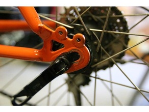positioning washer align rear wheel bike frames alignment 3d print model - Mito3D