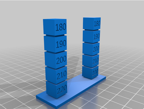 180 220 temperatura amarrar torre personalizado 3d print model - Mito3D