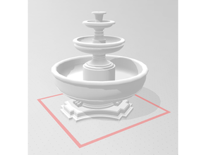 fountain water 3d print model - Mito3D