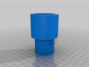 genesis hydrovac vacuum cleaner - pipe connector 3d print model - Mito3D
