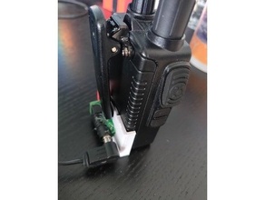 yaesu ft-4x battery clip amateur radio ham 3d print model - Mito3D