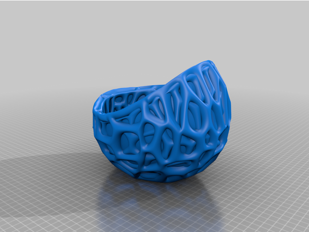 Voronoi ovo Panela flor vaso 3D print model - Mito3D