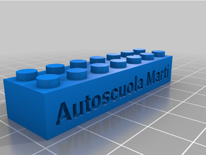 Lego martes personalizado 3d print model - Mito3D