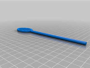 acquario scanalato cucchiaio 3d print model - Mito3D