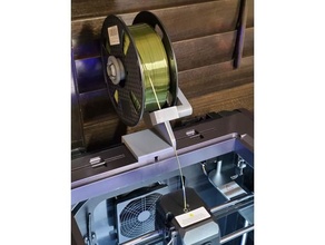qidi max bobine titulaire soutien filament guider technologie monter outil 3d print model - Mito3D