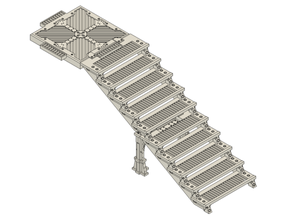 zone mortalis escaliers 40k terrain paysage marteau guerre wh40k 3d print model - Mito3D