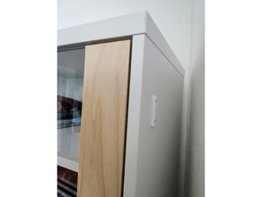 ikea cabinet door hinge reinforcement 3d print model - Mito3D